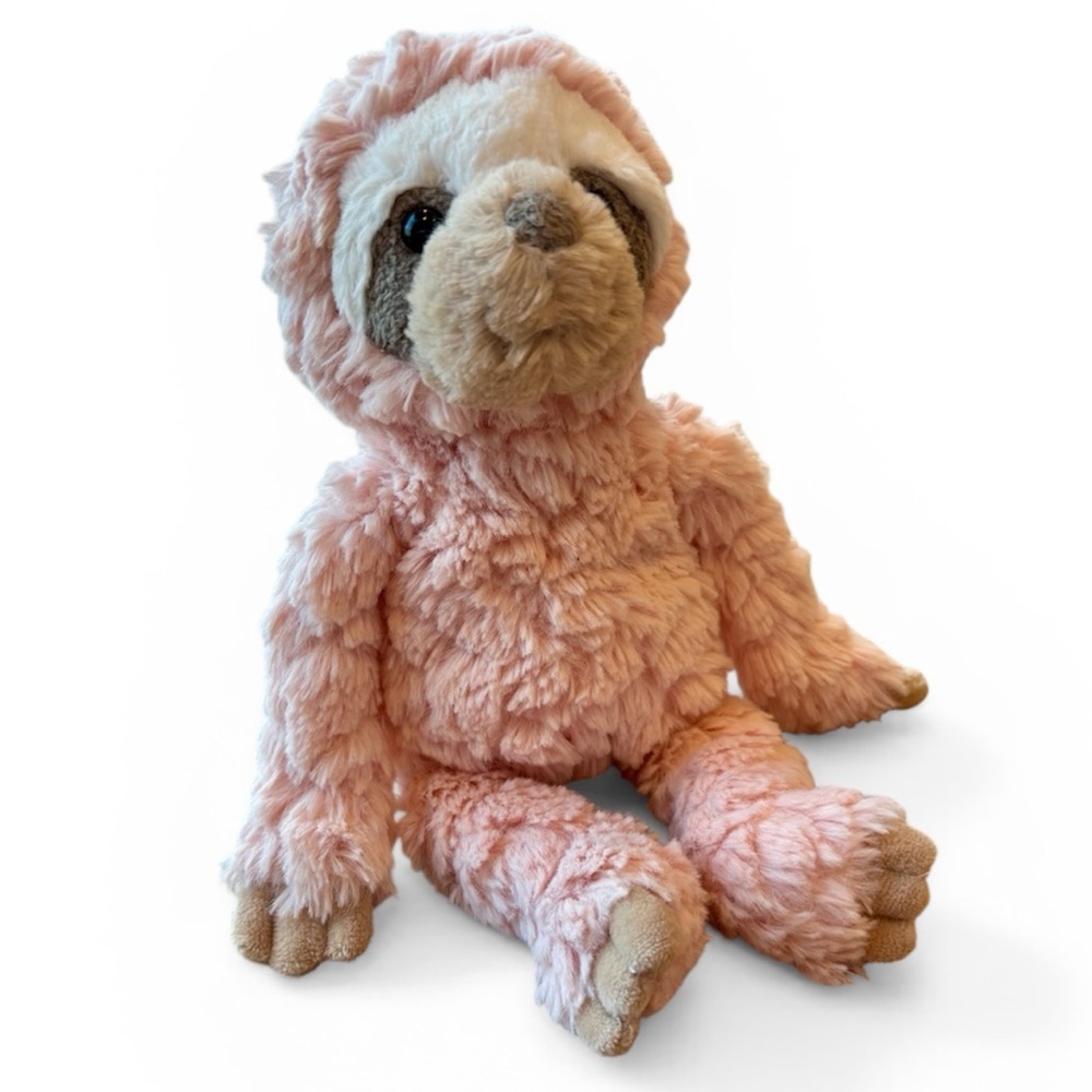 Mary Meyer Plush Sloth Baby Pink Stuffed Animal 10”